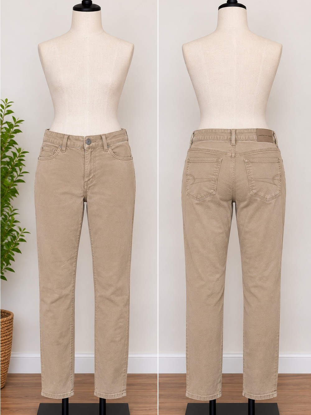American Eagle Outfitters Women’s Chino Pants - Tan